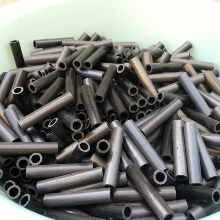 电镀碳纤维圆管1K碳纤维圆棒 拉挤碳纤维扁条 高强度碳纤维斜纹管