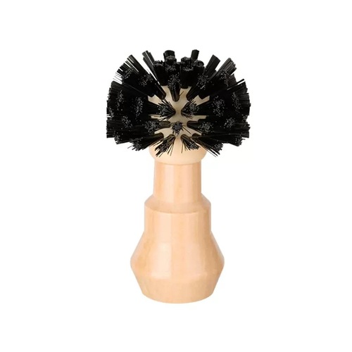 Powder bowl cleaning brush coffee machine handle solid wood cleaning brush 51/54/58mm universal powder removal