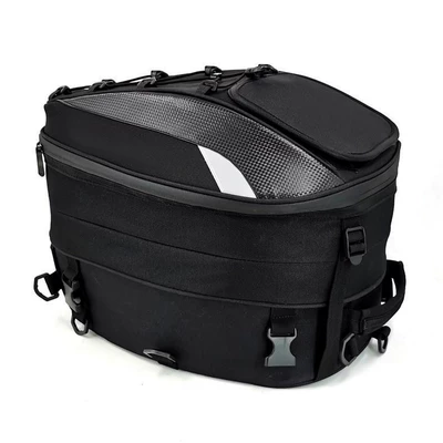 Motorcycle Helmet Bag Rear Tail Bag Rear Seat Bag Backpack Knight Large Capacity Tail Bag Motorcycle Equipment Waterproof (Motosiklet ləvazimatları və aksesuarları) - no-standard