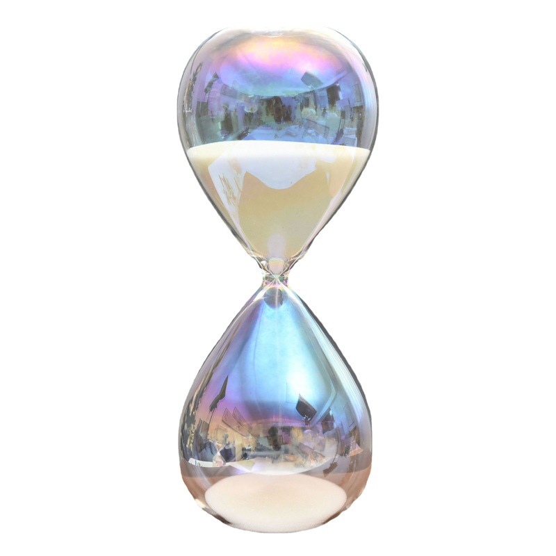 Nordic Casa de vidrio color reloj de arena temporizador regalo creativo decoración del hogar colorido reloj de Arena Fábrica al por mayor image 1