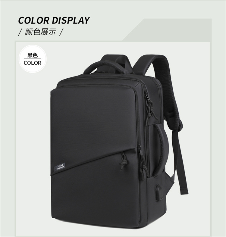 Cross-border backpack for men, multi-functional laptop bag, large-capacity dry-wet separation, leisure business travel backpack undefined