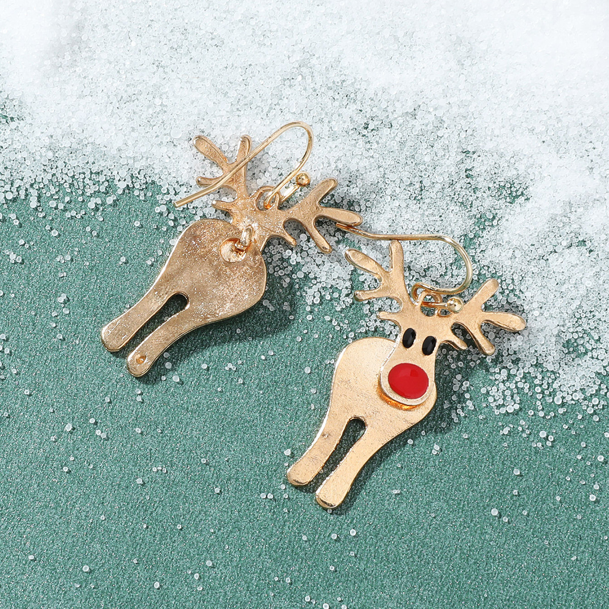 Alloy Material 1 Pair Christmas Cute Christmas Hat Christmas Tree Santa Claus Plating Alloy Drop Earrings