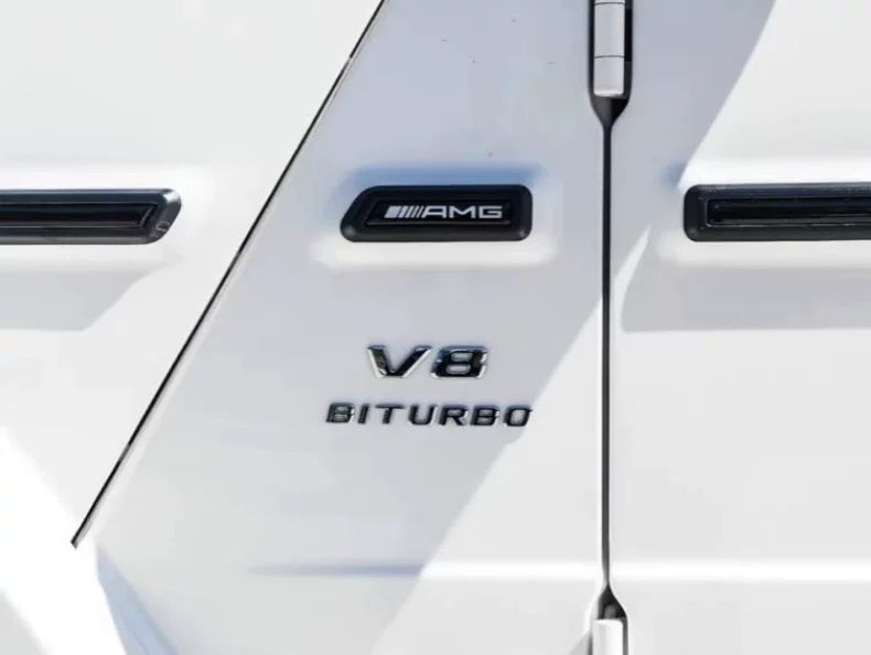 Suitable for the new Mercedes-Benz V8BITURBO side emblems, C63, G63, S65, and V12 supercharged car emblems