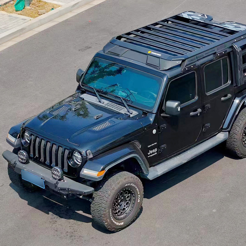 Wrangler Roof Luggage Rack Ladder Side Ledger Off-road Refit Roof Expansion Platform Outdoor Storage Rack Travel Rack