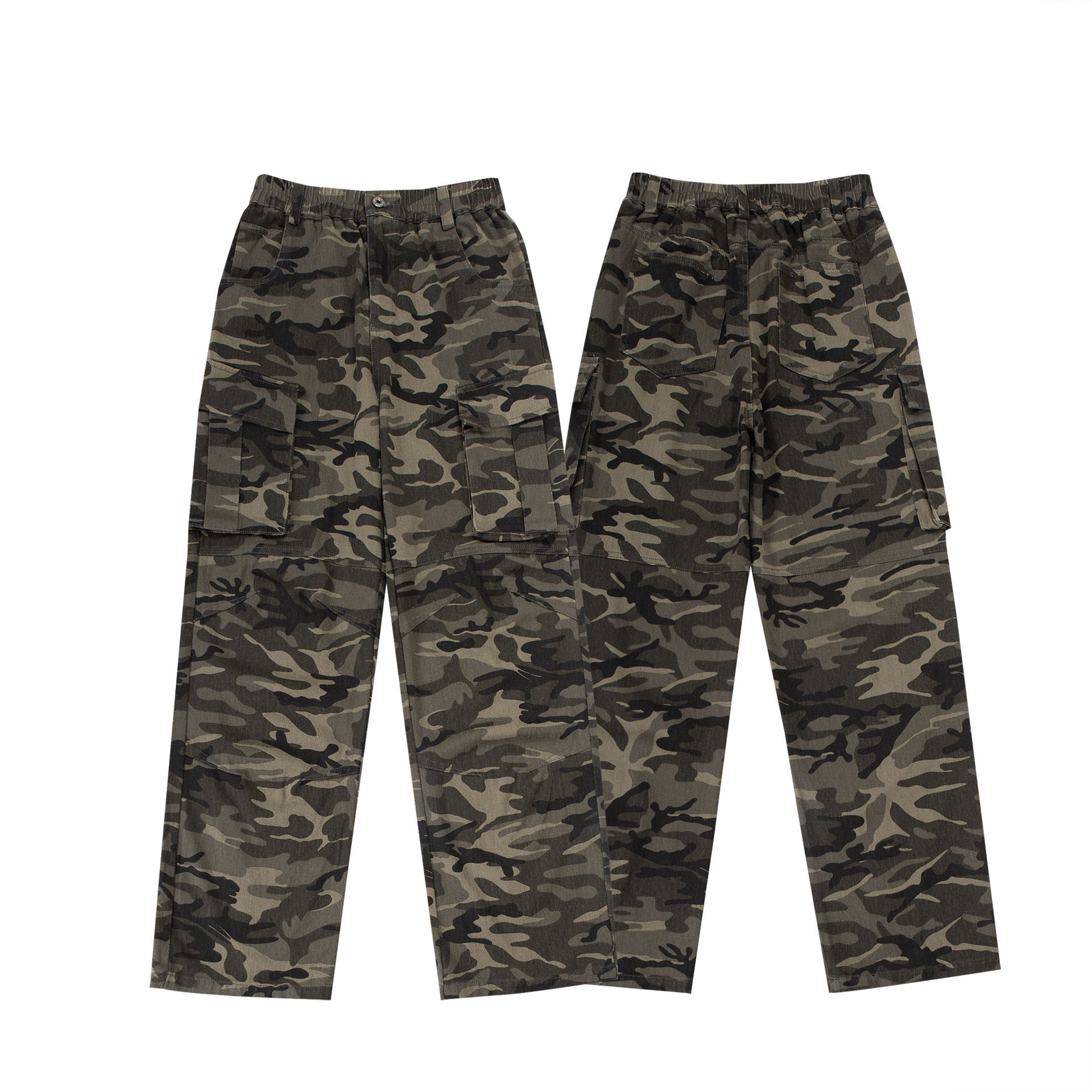 Japanese autumn camouflage casual trousers