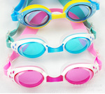 Водонепроницаемые силикагелевые регулируемые мультяшные очки для плавания подходит для мужчин и женщин для девочек без запотевания стекол, новая коллекция