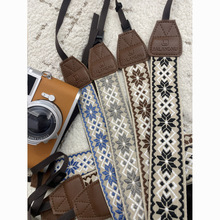 单反相机肩带适用于佳能/6D2挂绳尼康D800背带富士斜挎带r50拍立