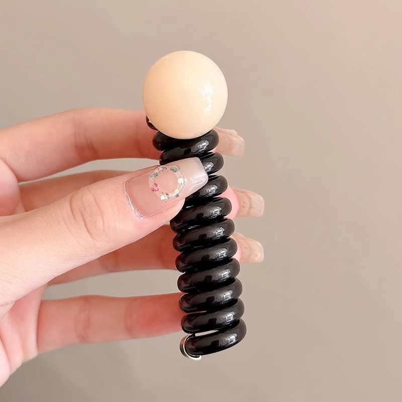 Línea telefónica con lazo, anillo para el cabello, tocado, nueva trenza de burbujas, cuerda para el cabello trenzada, alta elasticidad, sin dañar el cabello, cuerda para atar, banda de goma femenina