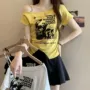 新款显瘦印花宽松t恤