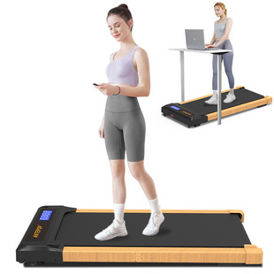 Flat Treadmill Household Model Small New Model Household Fat Burning Silent Indoor Fitness Equipment Flat Walking Machine