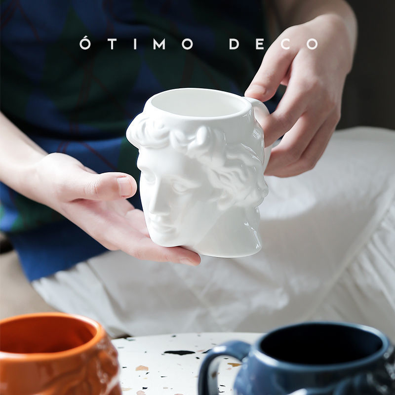 Ceramic Mug Ins High-Value Household Trendy Popular Gift for Men and Women Simple Unique Mug