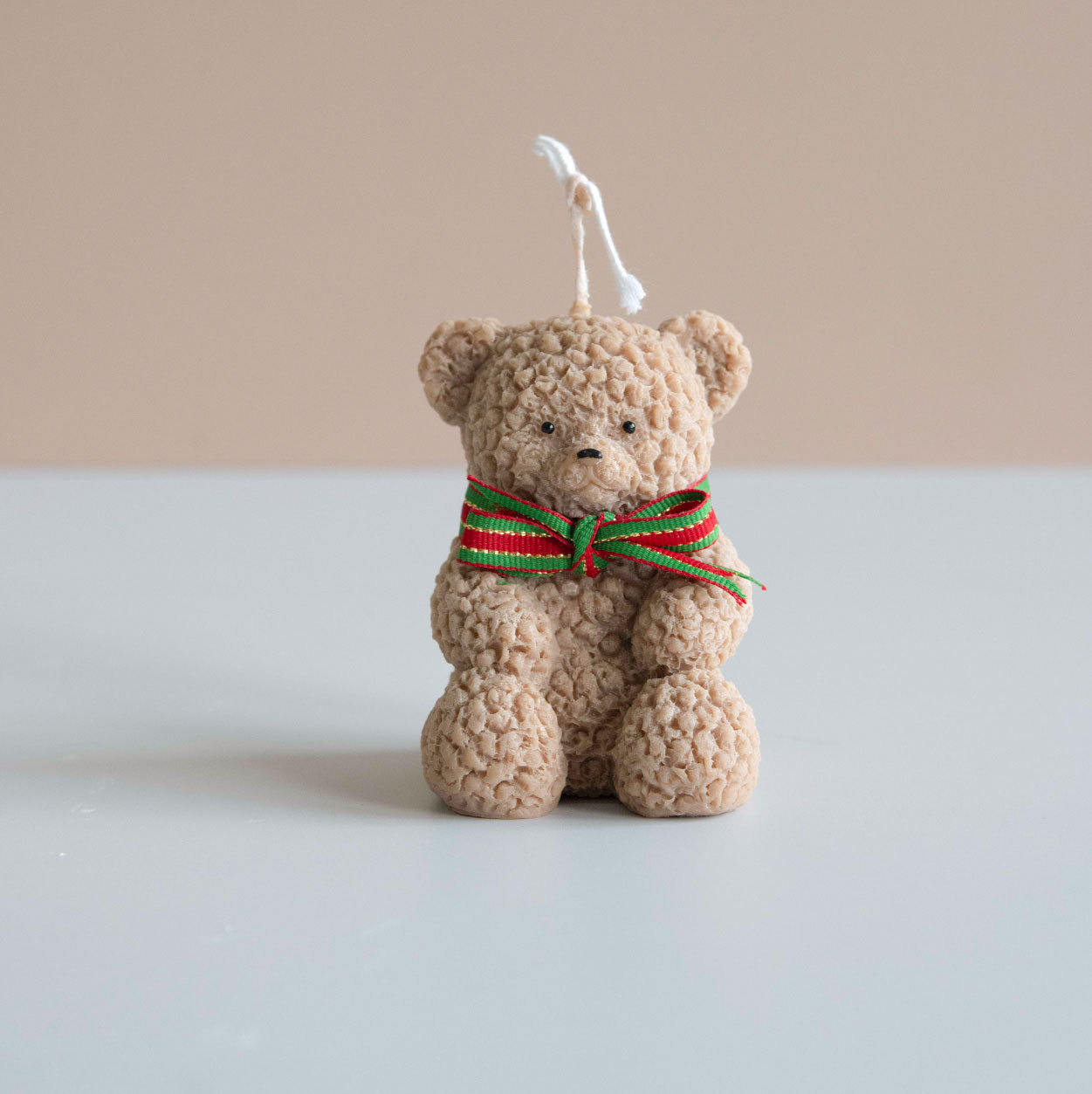 Forma Linda oso aromaterapia vela marrón blanco Navidad Año Nuevo decoración niños amigo regalo decoración al por mayor