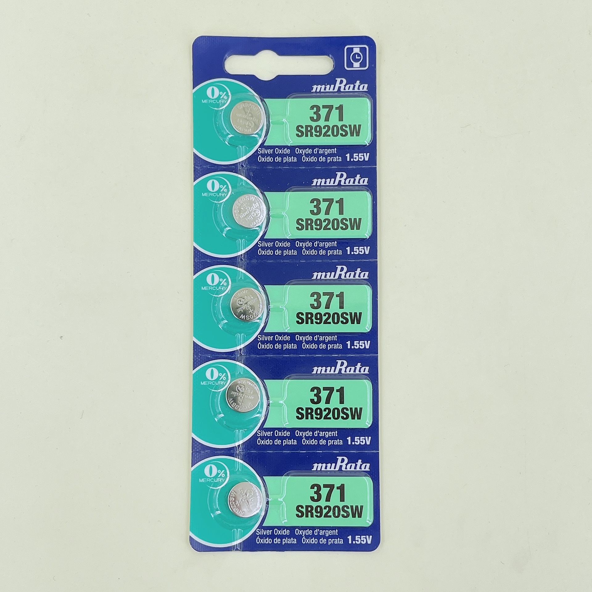 卡装村田muRataSR920SW手表电子371A/370S/921/LR920/AG6纽扣电池