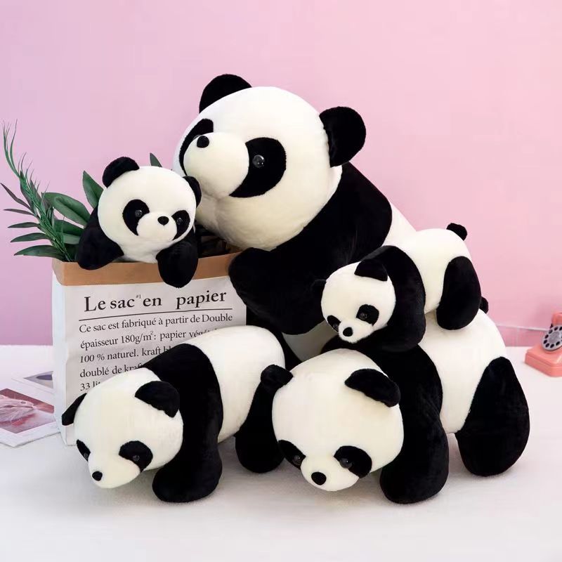 跨境网红熊猫公仔可爱熊猫毛绒玩具抱枕客厅摆件成都旅游礼品批发
