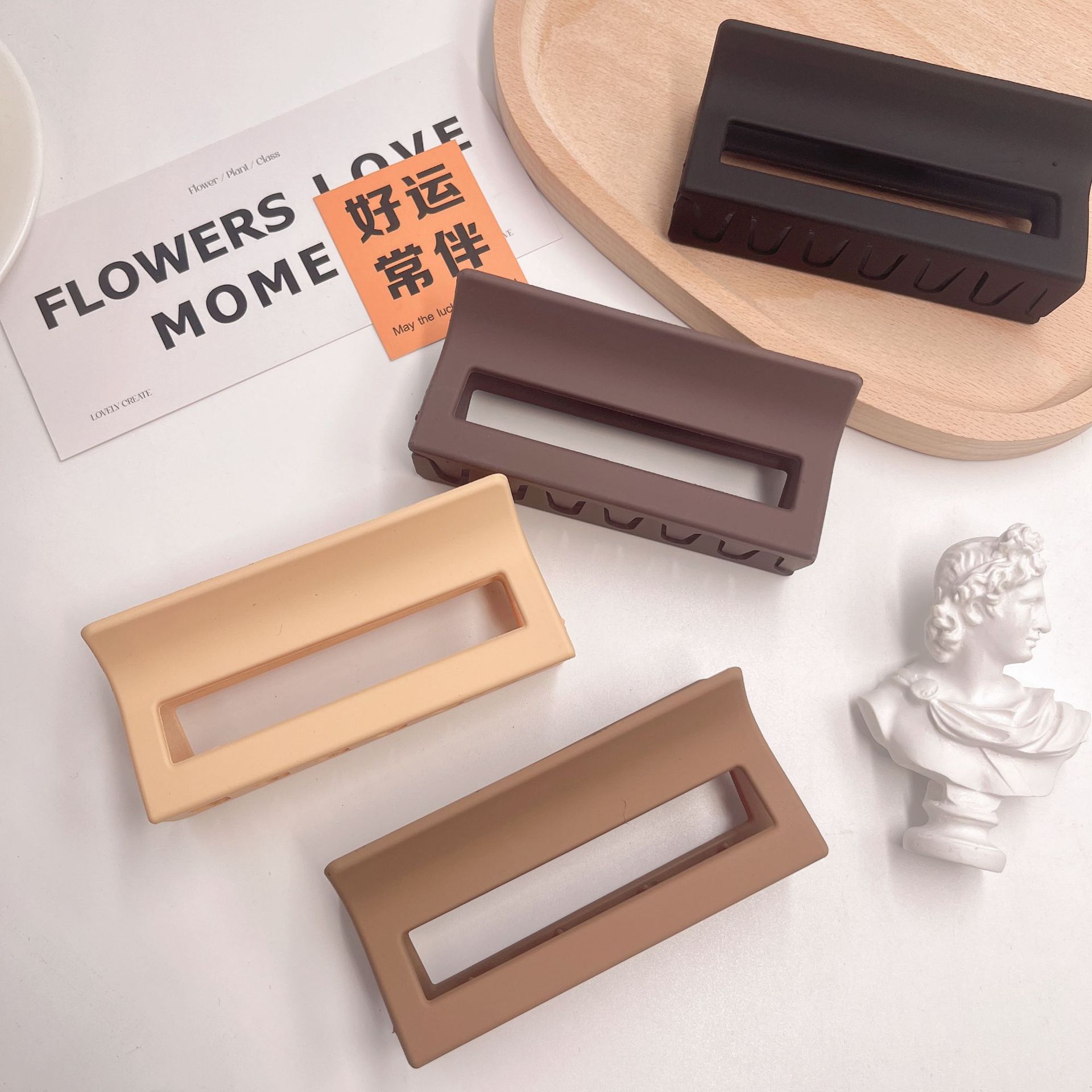 Pinza tipo tiburón extra grande de 13 cm, elegante y resistente