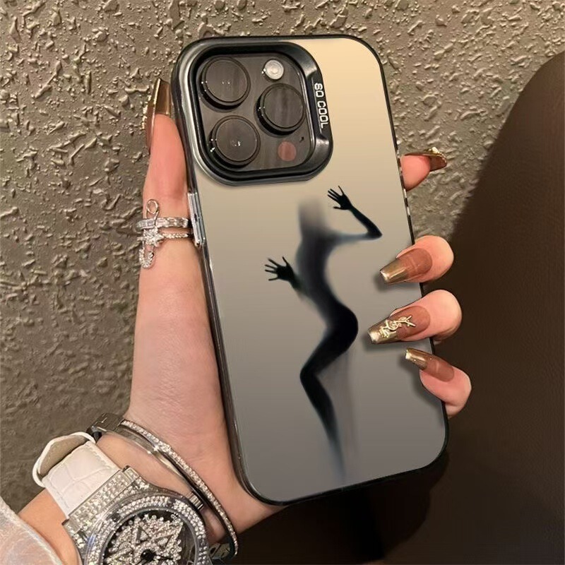 Black Phantom Is Suitable for Apple 15 Phone Case iPhone 16 Pro Max Creative 14 Sexy 13 Girl 17 Temptation Black Phantom Is Suitable for Apple 15 Phone Case iPhone 16 Pro Max Creative 14 Sexy 13 Girl 17 Temptation