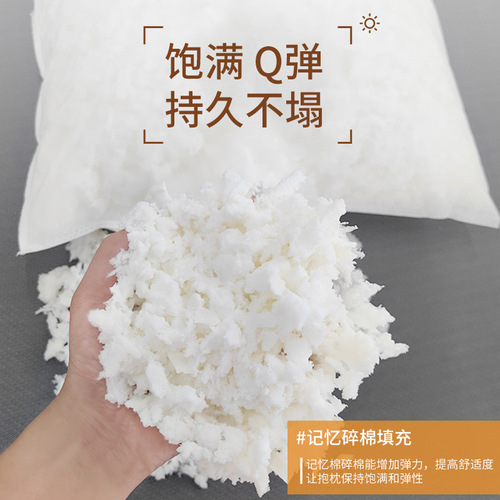 Memory foam pillow core, slow rebound pillow core, floral cotton pillow core, non-woven fabric, fluffy and soft pillow core for living room sofa