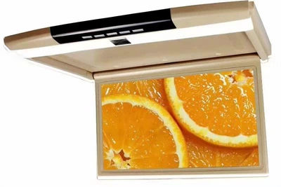 17 inch MP5 display 17.3 inch USBSD play 1080p ceiling display (Car display) - beige