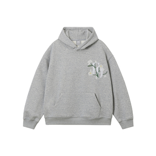 Zhao Zhaoyi's Same Style National Fashion Heavy Embroidered Sweatshirt Men's and Women's Hooded Couple's Spring and Autumn American Jacket