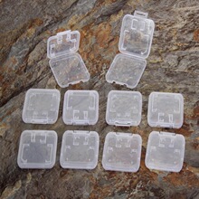 10pcs/lot Transparent Standard SD SDHC Memory Card Case Hold