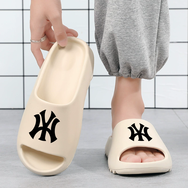 2025 мужские и женские кокосовые тапочки для летней верхней одежды, повседневные тапочки на мягкой подошве и толстой подошве для пар дома, нескользящие тапочки