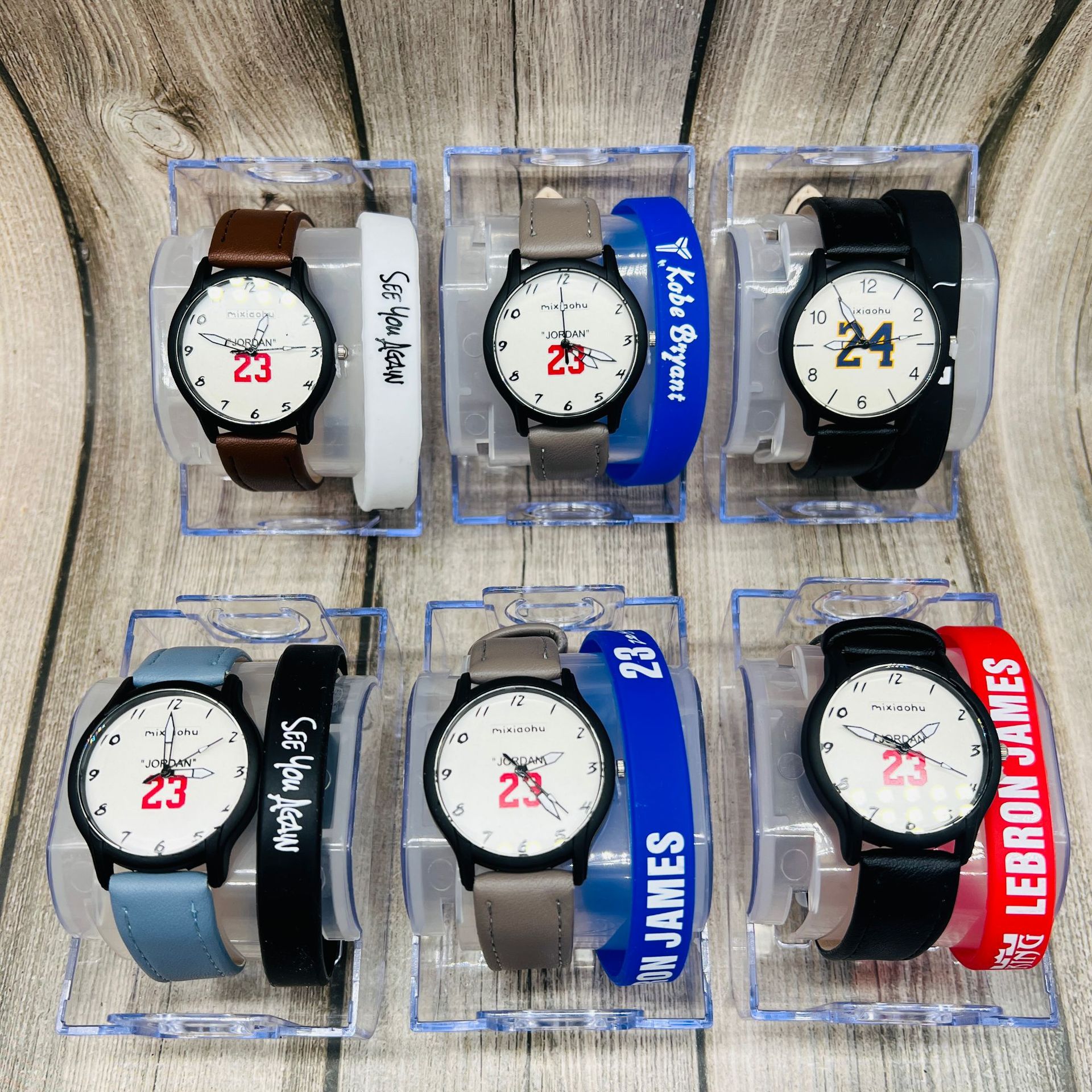 Reloj de cuarzo nuevo reloj electrónico LED coreano simple reloj de estudiante caja de plástico transparente reloj gran cantidad Congyo