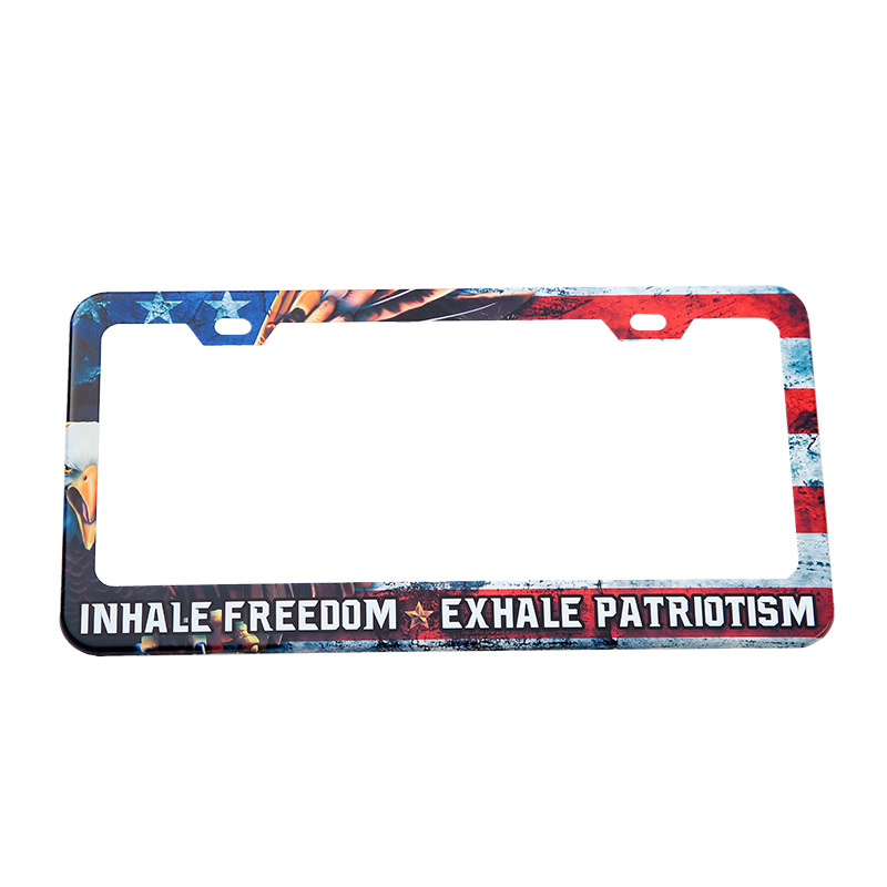 Comercio exterior transfronterizo Amazon placa de matrícula popular aleación de aluminio marco de la placa de protección fija cubierta de la placa de automóviles decorativos
