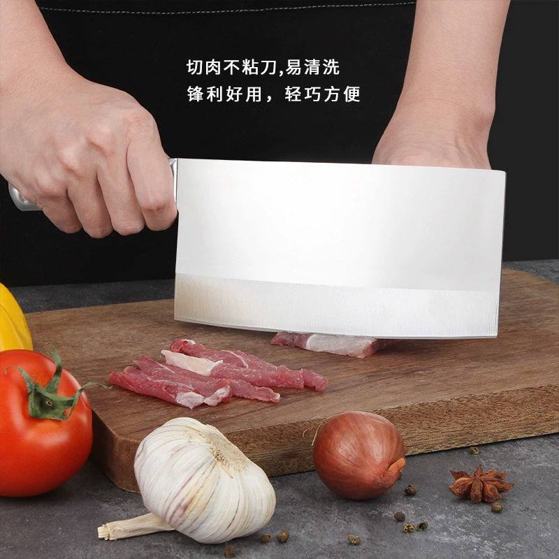Нержавеющая сталь кухонный нож бытовой кухонный резной нож для мяса все сталь острый резак повар специальный инструмент зонa