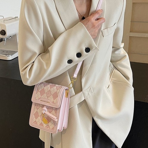 Women's small niche design versatile single-shoulder crossbody bag mobile phone bag popular Insta fashionable phone bag