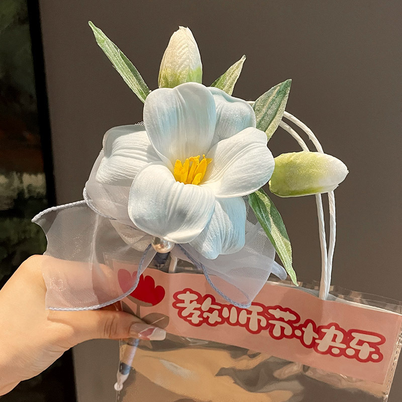 原创新款实用礼物花束金香花笔幼儿园郁开学教师节永生花笔签字笔|undefined