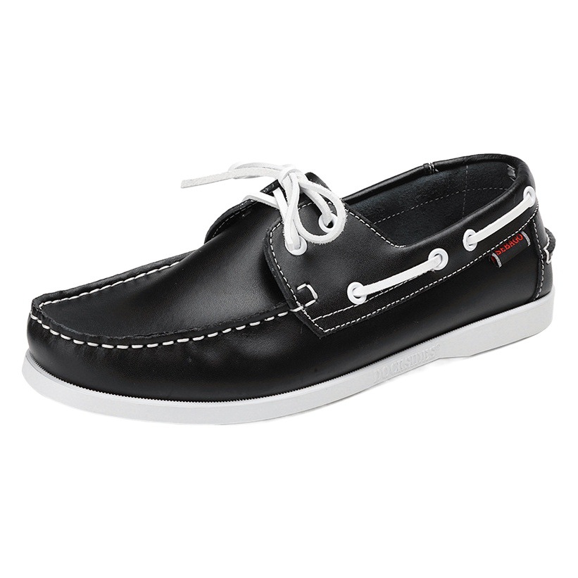 Primavera y otoño zapatos blancos transpirables zapatos de cuero planos de moda para hombres zapatos de lona blancos zapatos casuales para hombres