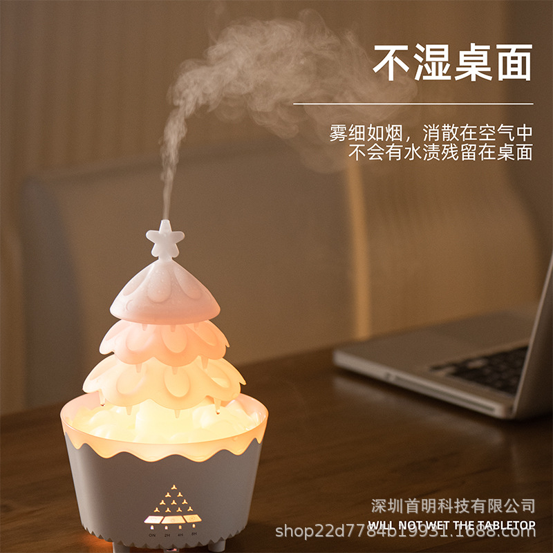 Humidificador de gota de agua transfronteriza personalizado de fábrica máquina de fragancia de madera doméstica de escritorio de control remoto de aceite esencial de diseño silencioso