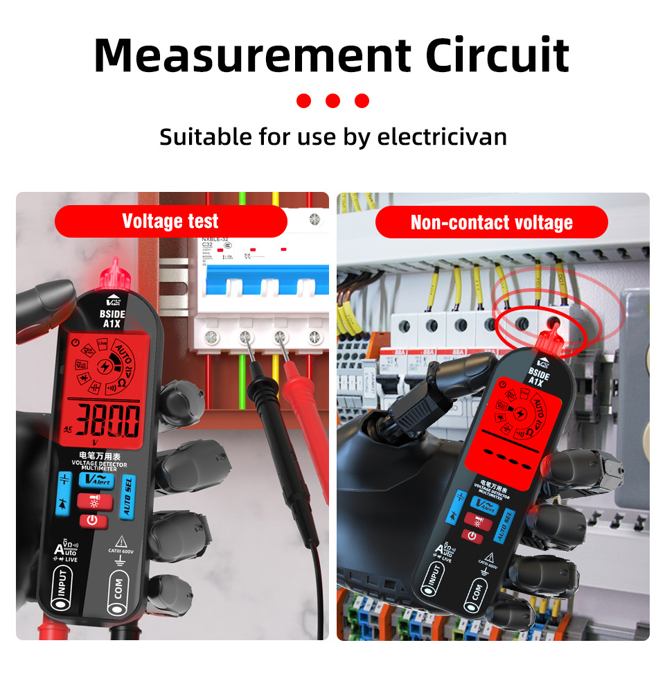 BSIDE Mini Digital Multimeter 9