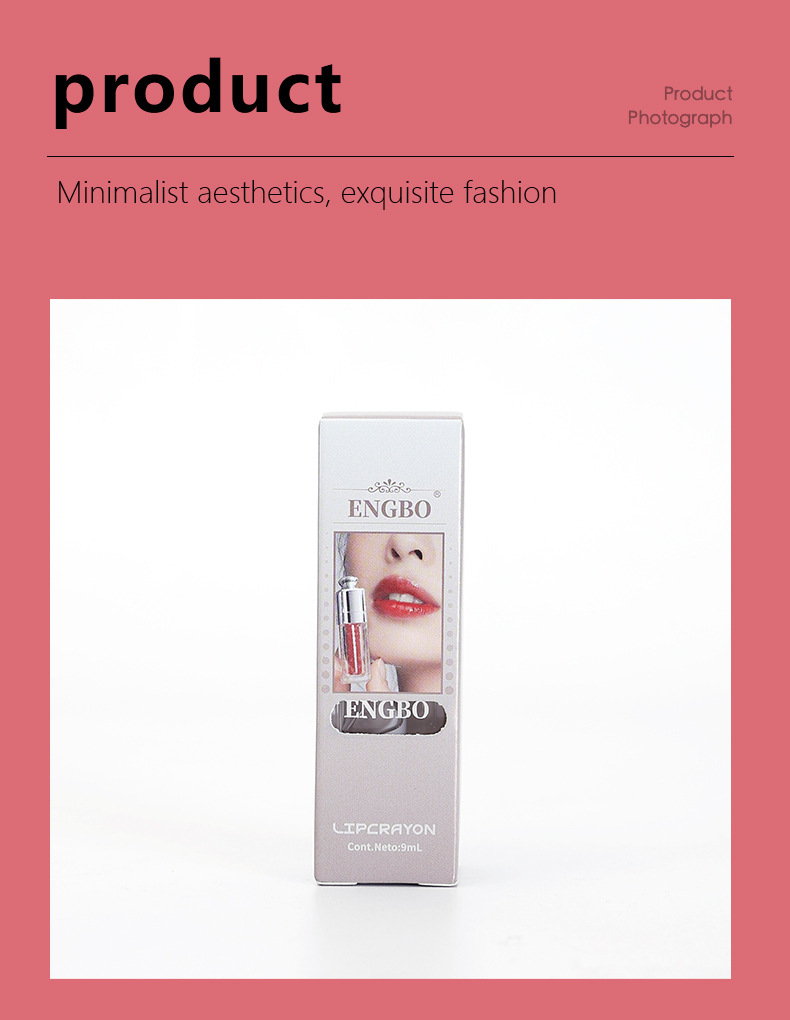 ENGBO's new export products: Moisturizing and lustrous lip Gloss, coloring lip Oil, Bright and Plump Lip Shape, cross-border lip care oil undefined