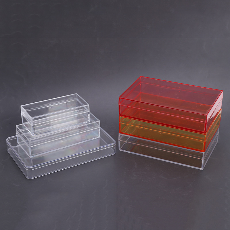 厂家品质透明包装盒长方形天地盖PS塑料盒礼品盒收纳透明盒批发