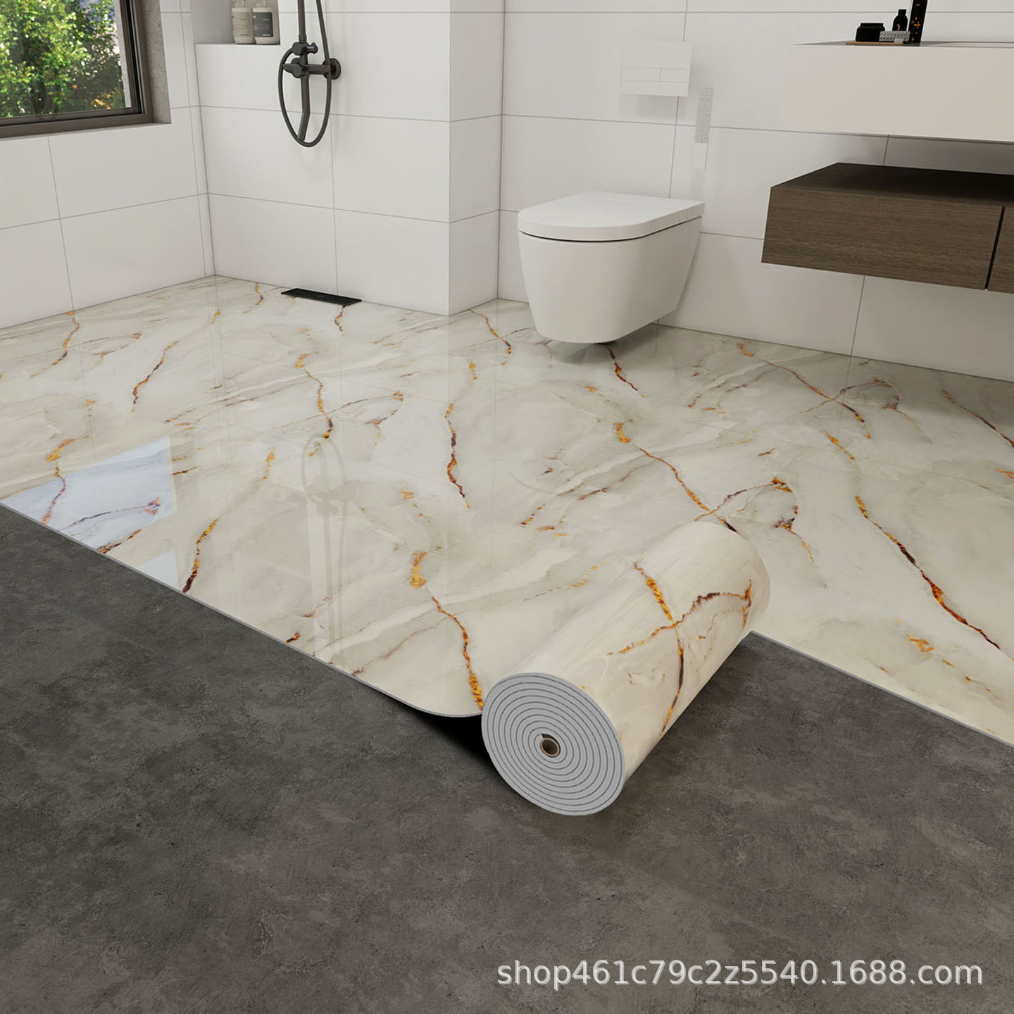 Comercio exterior mayorista espeso hogar autoadhesivo papel de pared mármol XPE bobina pegado pared sala de estar dormitorio pared de fondo