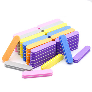 Mini nail setback washable sponge file polishing polishing rubbing strip color full repair type polishing nail art tools wholesale