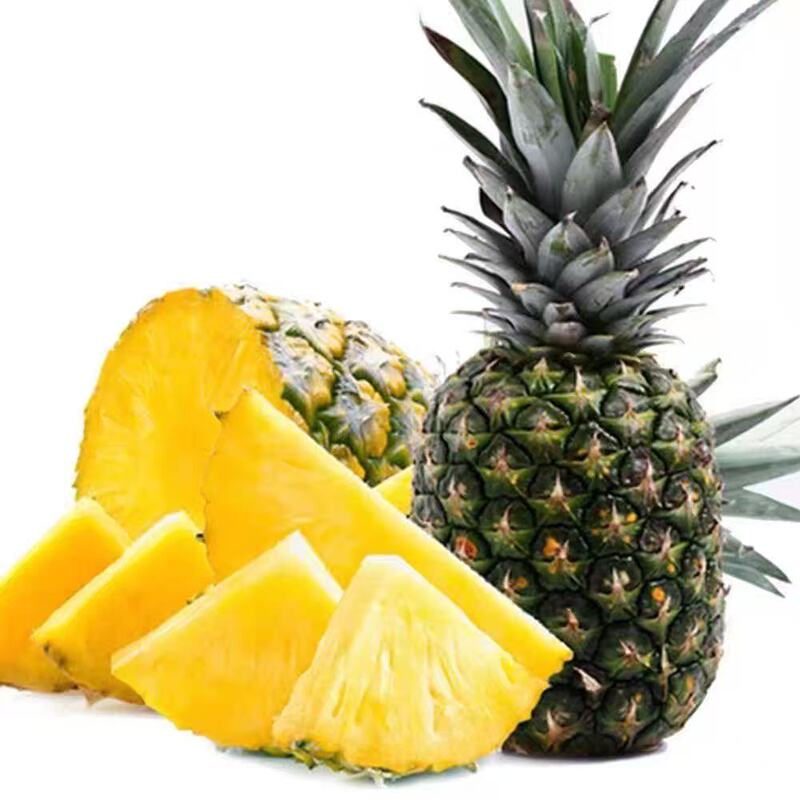 Sweet, Crispy and Juicy Yunnan Golden Diamond Pineapple Wholesale Hand-Shredded Sweet Pineapple Wholesale Large Pineapple Fresh Fruit Delivery