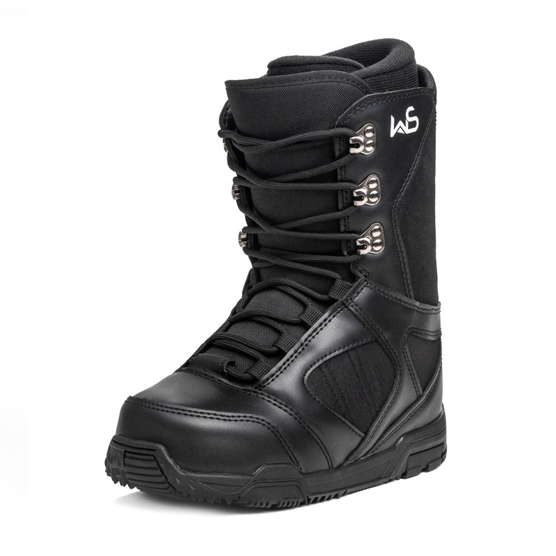 Ski equipment Ski shoes Snowboard all-round snowboard boots Female adult male couple single board shoes_voghion.com