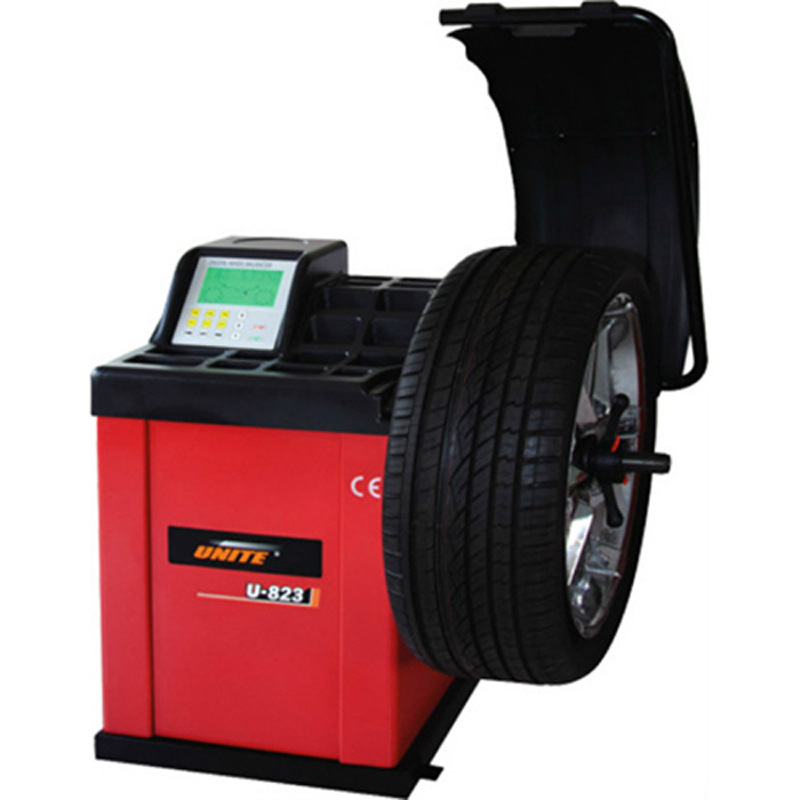 优耐特U-823轮胎平衡机自动测量平衡仪豪华型轮胎动平衡机