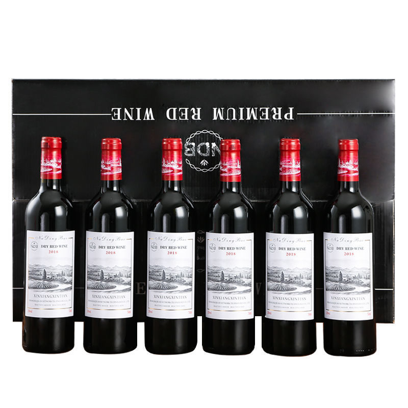 750ML 드라이 레드*6개 선물 상자-핫 추천