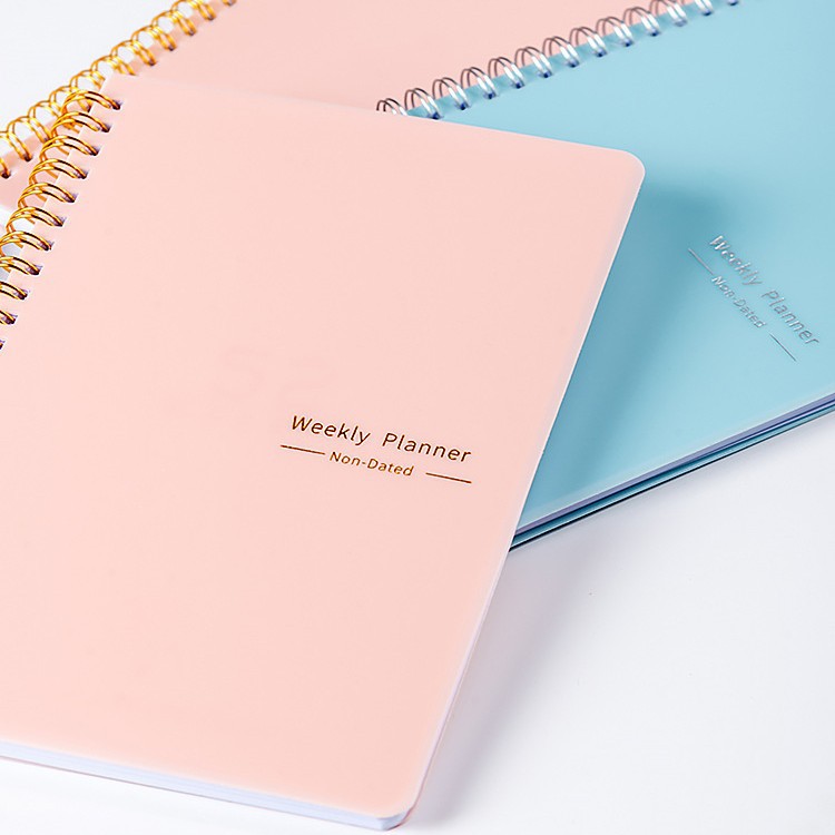 Transfronterizo A5 libro de bobina de inglés de alta apariencia de moda estudiante universitario libro de oficina ins estilo cuaderno artístico estilo fresco