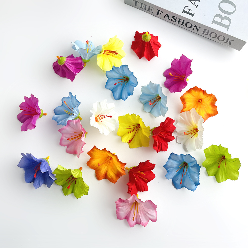 Simulación de flores de lirio pequeñas tocadillos de color hechos a mano didiy flor accesorios de ropa de bodas regalos de mano decoración fotografía