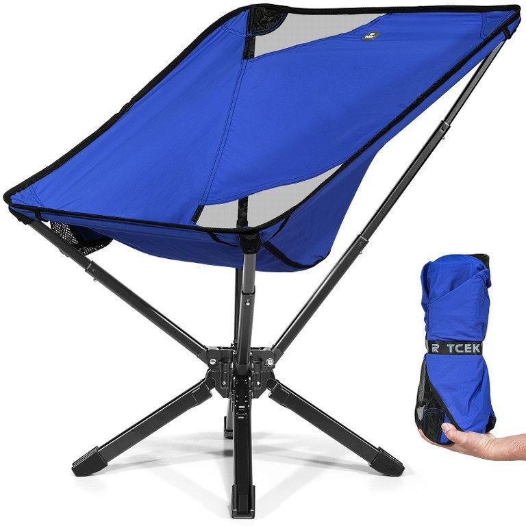 American Tcek Brand High-End No-Disassembly Adjustable Seat Height with Two Levels for Outdoor Camping Portable Folding