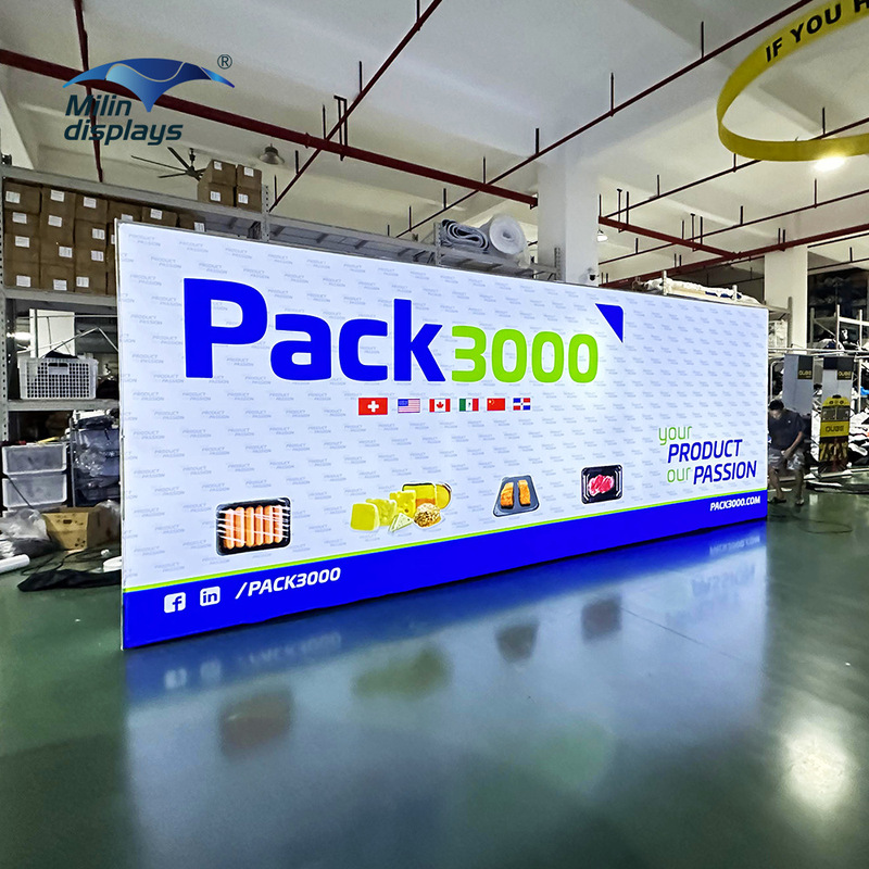 Aluminum Alloy Card Cloth Led High-Brightness Light Floor-Standing Poster Display Light Box Exhibition Event News Conference Luminous Back Aluminum Alloy Card Cloth Led High-Brightness Light Floor-Standing Poster Display Light Box Exhibition Event News Conference Luminous Back