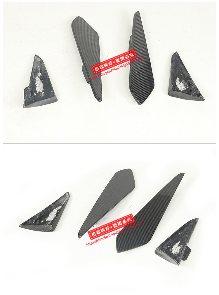 Suitable for Porsche Cayenne 9Y0 Coupe Upgraded Turbo Gt Carbon Fiber Top Wing and Rear Wing Non-Destructive Installation