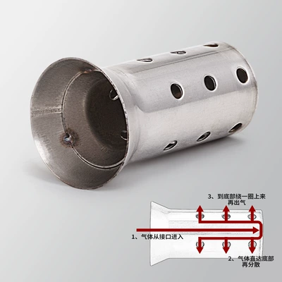 Pressure Long 51mm Universal – Motorcycle exhaust pipe