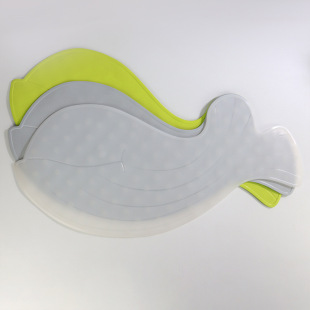 Factory Customized Children's Cute Silicone Rubber Non-Slip Mat Animal Bathtub Mat Kitchen Household Suction Cup Bathroom Floor Mat