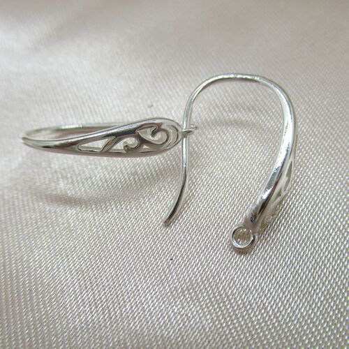 New high-end temperament S925 sterling silver ear hook earrings women's fashion Loulan earrings sweet earrings