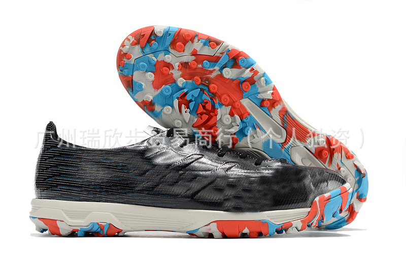 特价男子针织防滑耐磨草碎钉足球鞋name brand TF soccer shoes|undefined